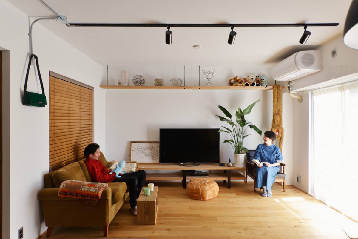 中古マンションのリノベーション後のこの先もつづく日常に根ざした家