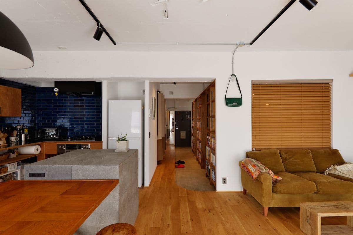 中古マンションのリノベーション後のこの先もつづく日常に根ざした家