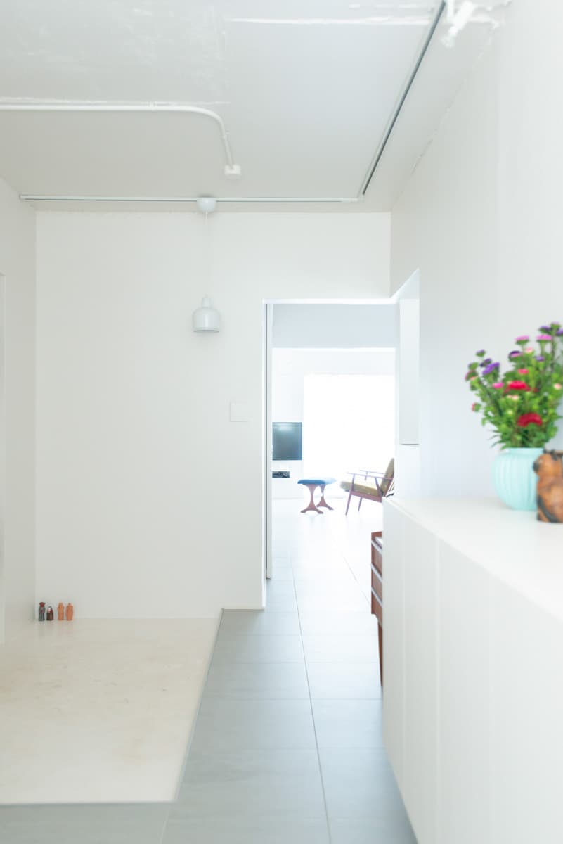 中古マンションのリノベーション後の家具美術館な家