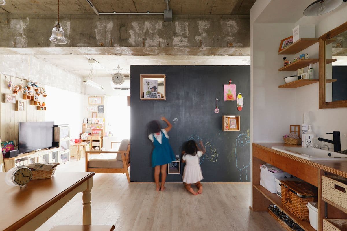 中古マンションのリノベーション後の団地の原風景