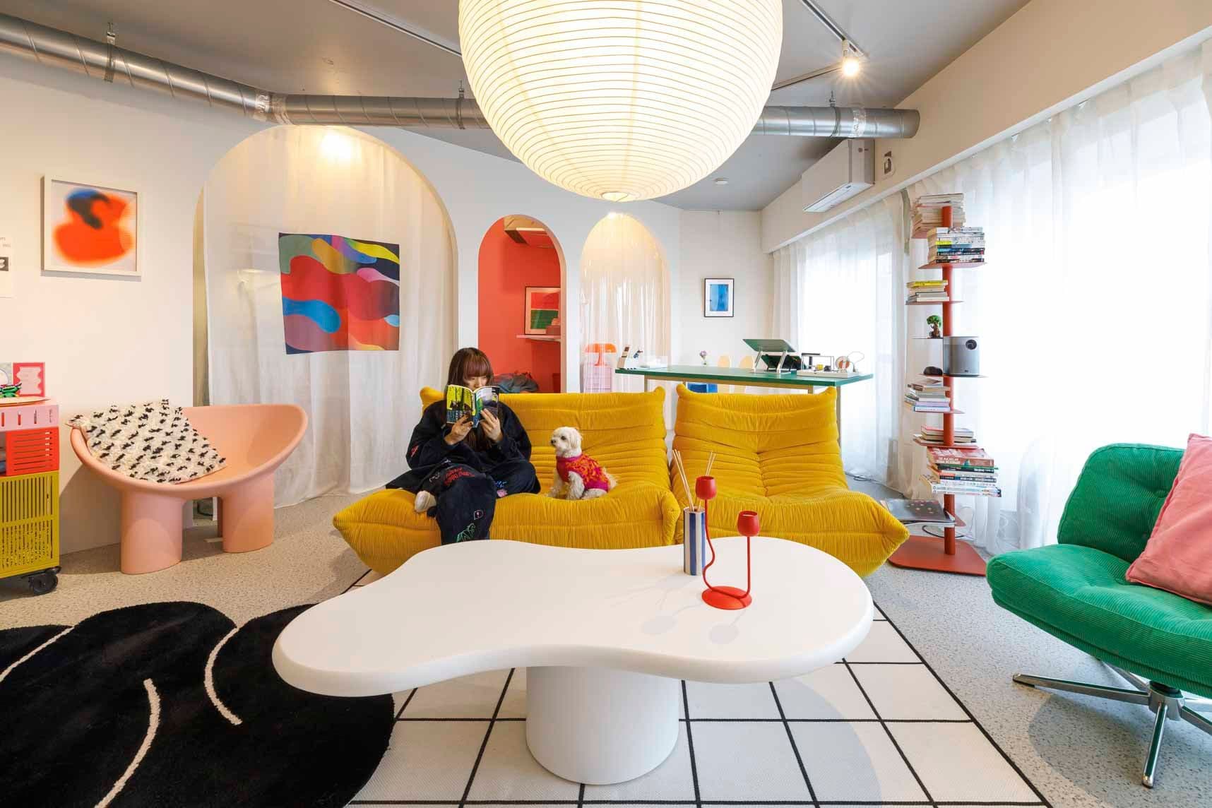 中古マンションのリノベーション後のリビング