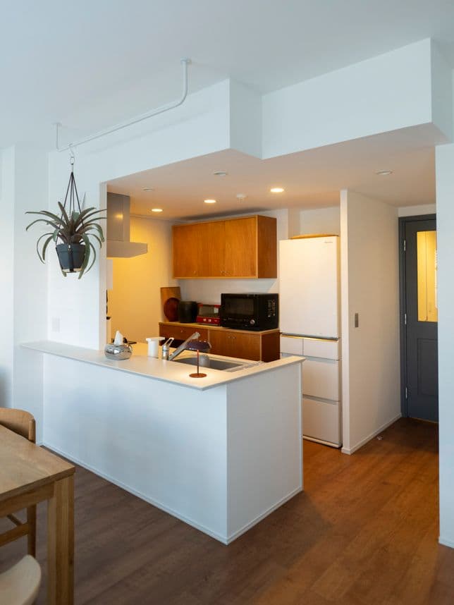 中古マンションのリノベーション後のキッチン