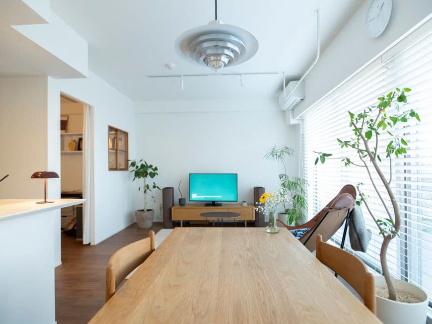 中古マンションのリノベーション後のリビング