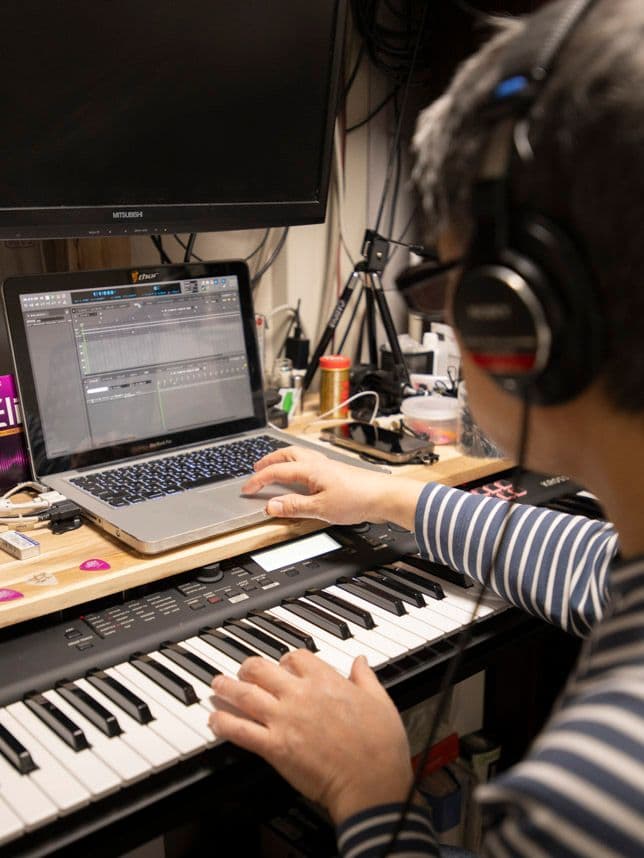 中古マンションのリノベーション後の防音室内