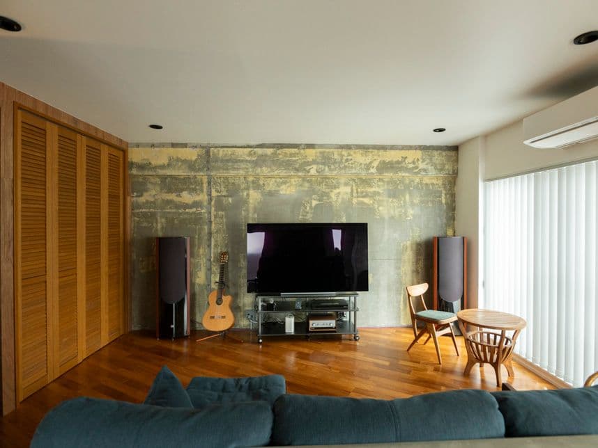 中古マンションのリノベーション後のリビング