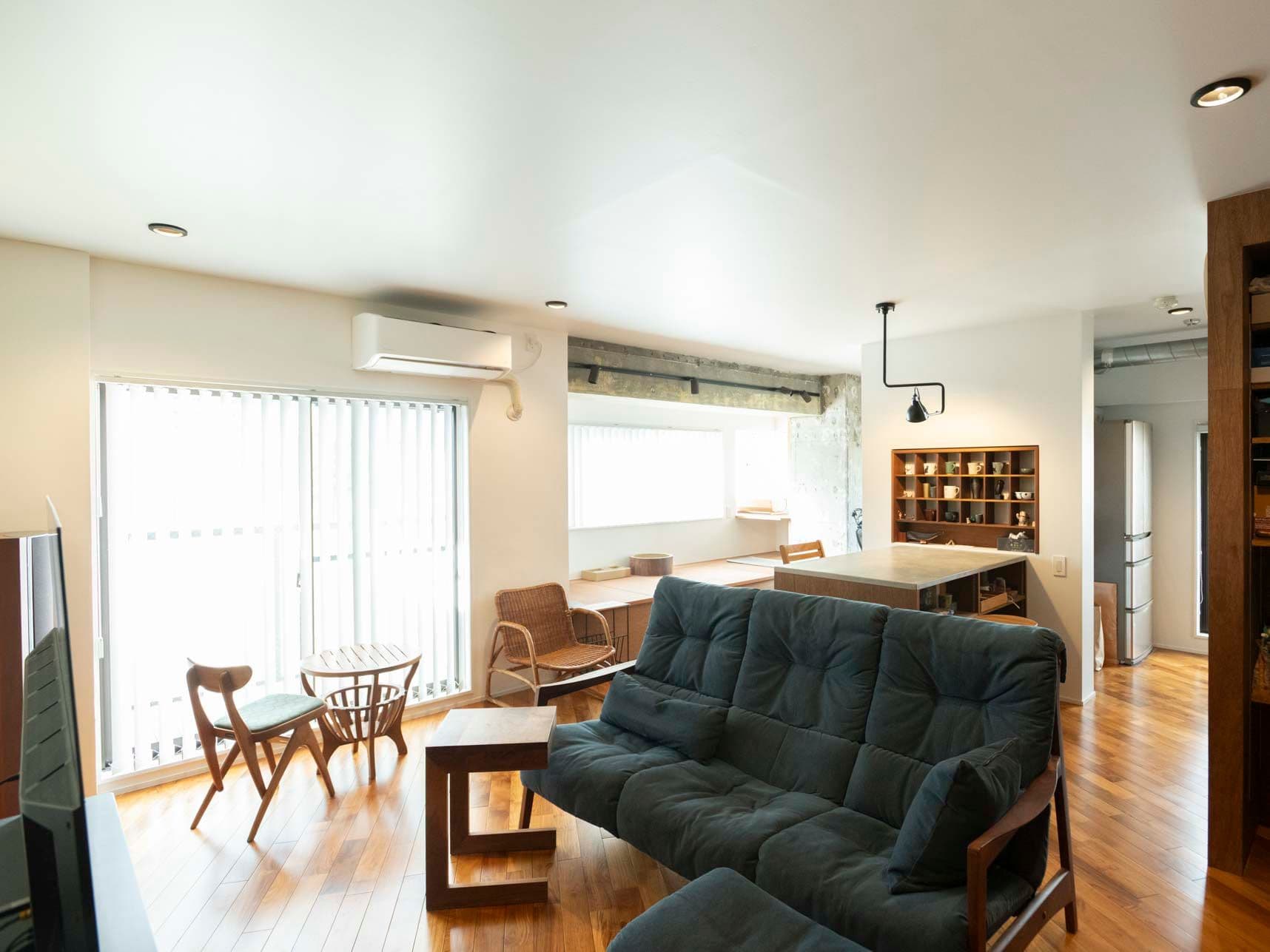 中古マンションのリノベーション後のリビング